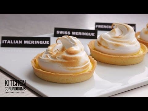 Lemon Meringue Tarts (with French, Swiss, and Italian Meringue)