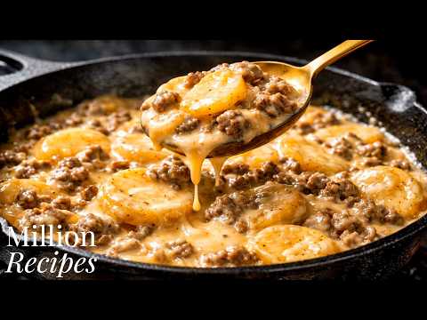 When I Don’t Know What to Cook, I Make This One-Skillet Dinner 🤤 It Turns Out Perfect Every Time