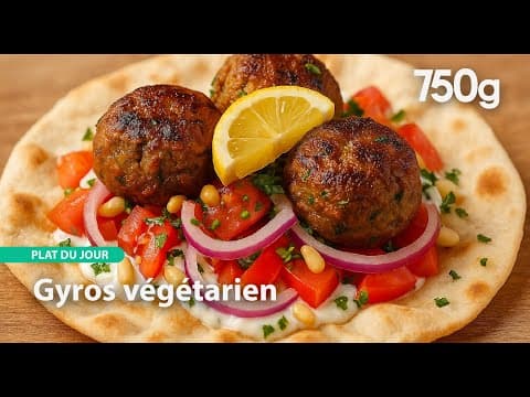 Boulettes d'aubergine au tzatziki sur pita - Greek Main Course Boulettes d'aubergine au tzatziki sur pita - Delicious Greek main course with medium difficulty. Perfect recipe converted from YouTube video to PDF format.