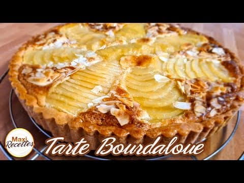 Tarte Bourdalou aux poires