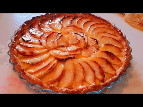 Tarte aux pommes à la crème pâtissière - Française Dessert Tarte aux pommes à la crème pâtissière - Delicious Française dessert with medium difficulty. Perfect recipe converted from YouTube video to PDF format.