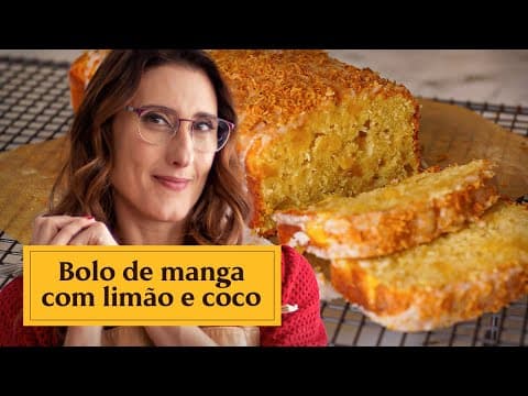 Fluffy Mango Cake with Crunchy Coconut