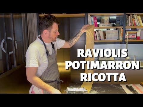 Butternut Squash Ravioli with Ricotta, Pistachios and Orange Zest