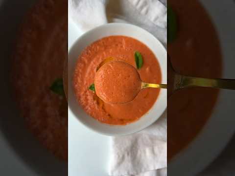 It’s 🍅SEASON! Make the Authentic Gazpacho 🤤