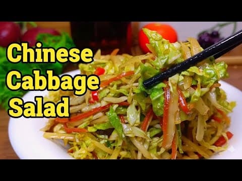 Chłodna sałatka z kapusty chińskiej - Chinese Side Dish Chłodna sałatka z kapusty chińskiej - Delicious Chinese side dish with easy difficulty. Perfect recipe converted from YouTube video to PDF format.