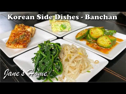 Five Simple Korean Side Dishes (Banchan)