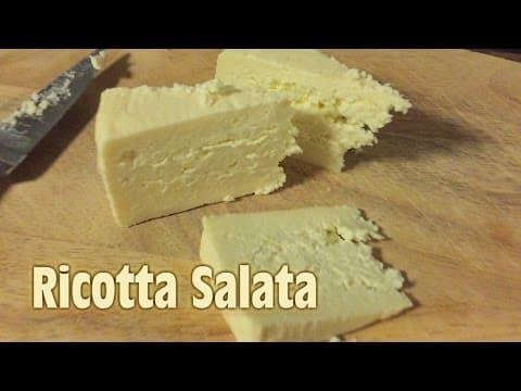 Making Ricotta Salata at Home