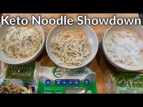 Konjac Noodle Showdown: Miracle Noodle vs. Well Lean vs. Healthy Noodle