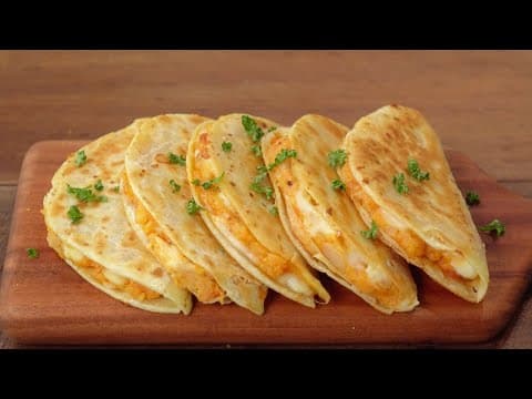 Potato Tacos (Cheesy Mashed Potato Quesadilla) - Korean Fusion Snack Potato Tacos (Cheesy Mashed Potato Quesadilla) - Delicious Korean Fusion snack with easy difficulty. Perfect recipe converted from YouTube video to PDF format.