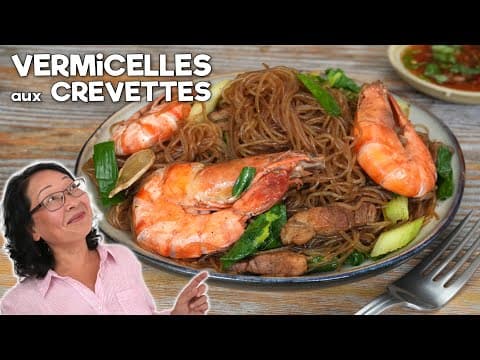 Shrimp Vermicelli with Pork and Nam Pla Seafood Dipping Sauce