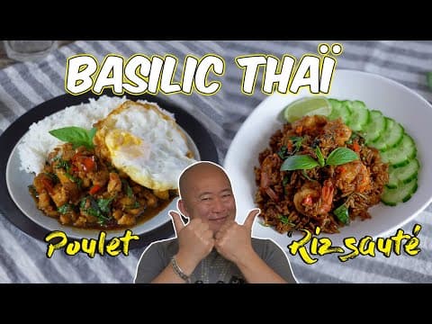 Poulet au basilic thaï (Pad Krapow Gai)