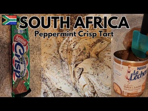 South African Peppermint Crisp Tart