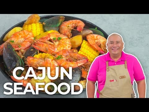 Cajun Seafood with Corn, Potatoes, and Butter