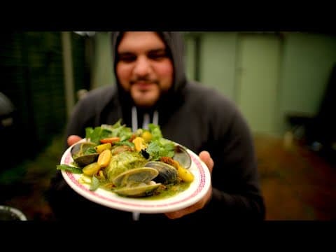 Thai Green Curry Butter Cod with Clams