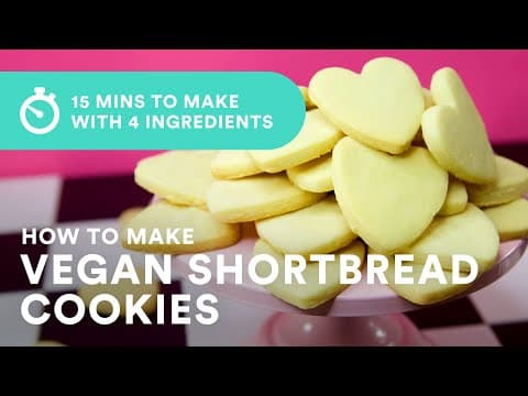 Easy Vegan Shortbread Cookies