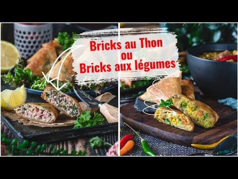 Spicy Vegetable and Cheese Brick Pastries