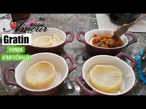 Gratin de cœurs d'artichaut à la viande hachée - French Main Course Gratin de cœurs d'artichaut à la viande hachée - Delicious French main course with easy difficulty. Perfect recipe converted from YouTube video to PDF format.