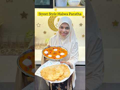 Street Style Halwa Paratha Recipe 🤤
