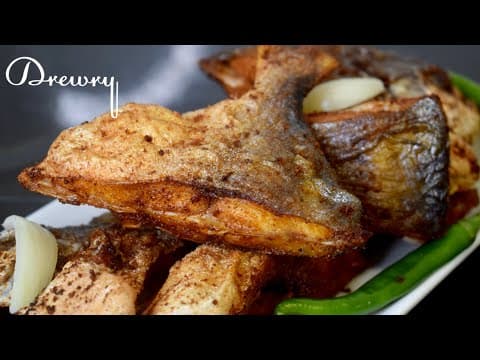 Spiced Fried Pompano Fish