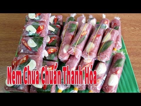 Homemade Nem Chua (Fermented Pork Roll)