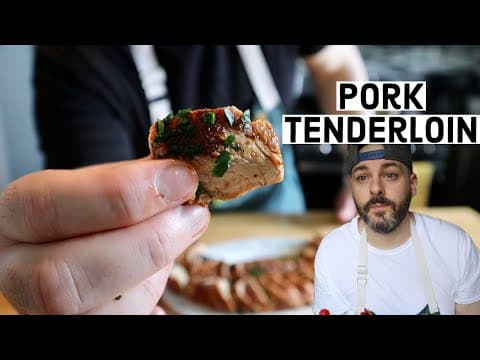 Honey Sriracha Glazed Pork Tenderloin