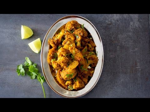 Aloo Gobi (Spiced cauliflower and potatoes) - Indian Main Course Aloo Gobi (Spiced cauliflower and potatoes) - Delicious Indian main course with easy difficulty. Perfect recipe converted from YouTube video to PDF format.