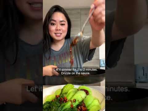 Bok Choy with Garlic Sauce (10 Minutes ONLY!)