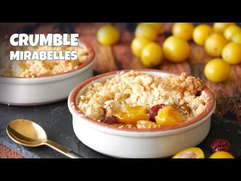Mirabelle and Cranberry Crumble - French Dessert Mirabelle and Cranberry Crumble - Delicious French dessert with easy difficulty. Perfect recipe converted from YouTube video to PDF format.