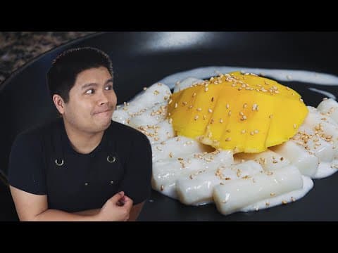 Coconut Mango Rice Cake (Sticky Rice Cake with Coconut Sauce) - Korean Fusion Dessert Coconut Mango Rice Cake (Sticky Rice Cake with Coconut Sauce) - Delicious Korean Fusion dessert with easy difficulty. Perfect recipe converted from YouTube video to PDF format.