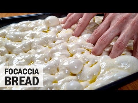 No‑Knead Olive Oil Focaccia