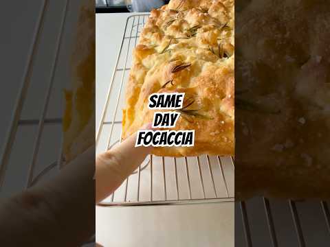 Same Day Focaccia Recipe