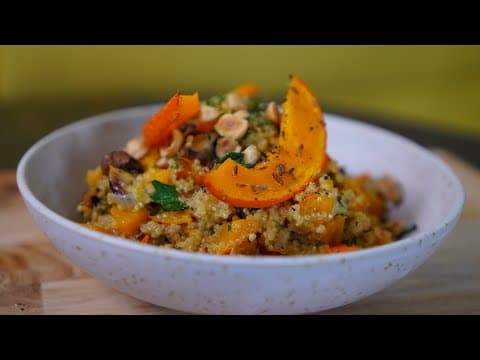 Kinoto d'automne au quinoa, potimarron, châtaignes et noisettes - French Main Course Kinoto d'automne au quinoa, potimarron, châtaignes et noisettes - Delicious French main course with medium difficulty. Perfect recipe converted from YouTube video to PDF format.