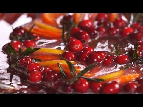 Holiday Cranberry Citrus Ice Ring Punch