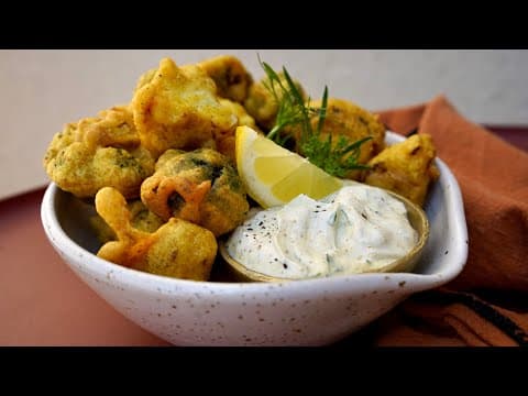 Indian-Style Cauliflower and Broccoli Pakoras