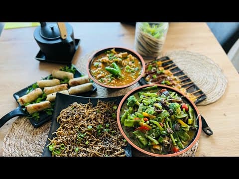 Stir-fried vegetables and Chinese-style sautéed chicken - Chinese Main Course Stir-fried vegetables and Chinese-style sautéed chicken - Delicious Chinese main course with medium difficulty. Perfect recipe converted from YouTube video to PDF format.