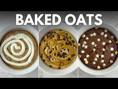 Cinnamon Roll Baked Oats (High‑Protein Breakfast)