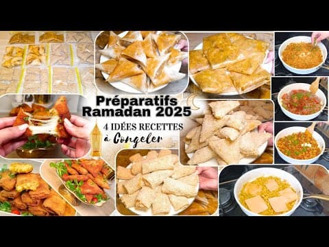 Briques fourrées variées pour le Ramadan