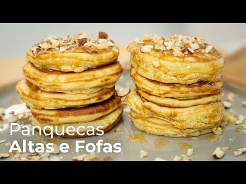Panquecas Americanas Altas e Fofas