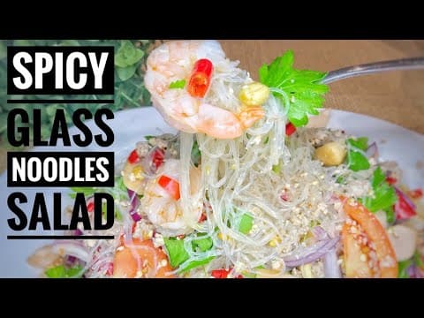 Yum Woon Sen (Thai Spicy Glass Noodle Salad)