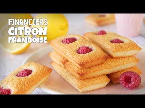 Lemon and Raspberry Financiers