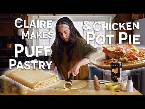 Claire Saffitz’s Chicken Pot Pie with Homemade Puff Pastry - American Recipe Claire Saffitz’s Chicken Pot Pie with Homemade Puff Pastry - Delicious American recipe with hard difficulty. Perfect recipe converted from YouTube video to PDF format.
