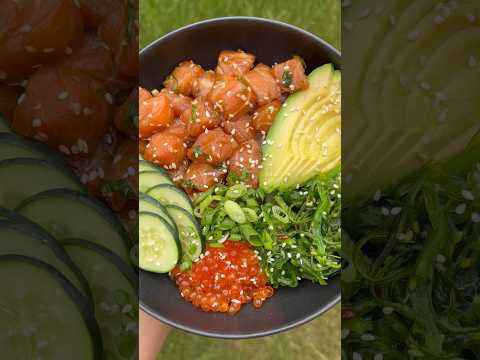 Ponzu Salmon Poke Bowl
