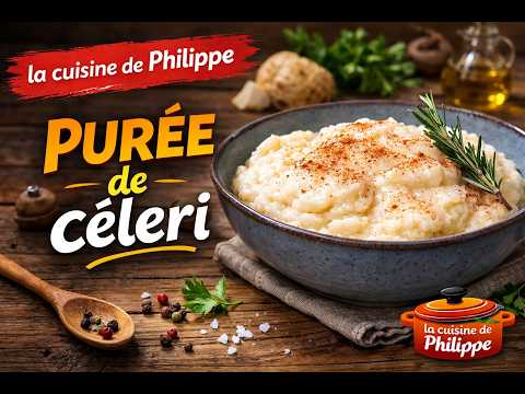 🥣 Purée de Céleri Maison – Recette Onctueuse & Pleine de Saveur
