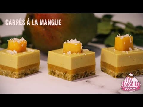 Mango Coconut Vanilla Squares