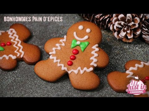 Christmas Gingerbread Men Cookies - French Dessert Christmas Gingerbread Men Cookies - Delicious French dessert with medium difficulty. Perfect recipe converted from YouTube video to PDF format.