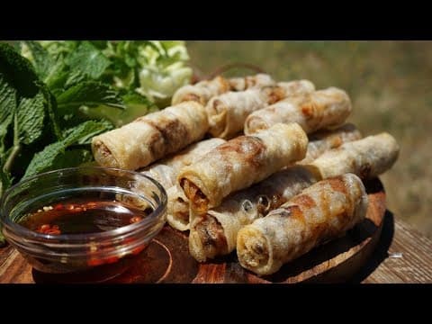 Crispy Vegetable Spring Rolls