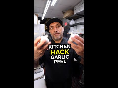 Kitchen Hack For Easy Garlic Peeling