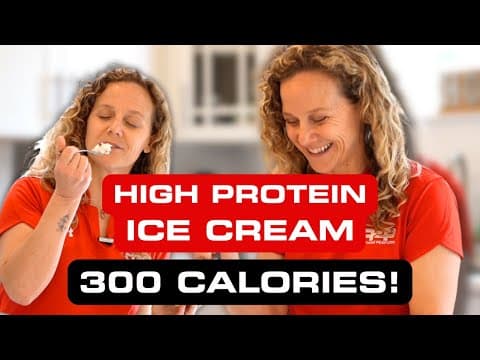 300 Calorie High Protein Ice Cream Recipe!