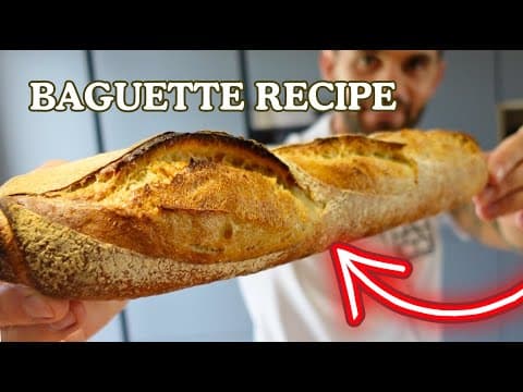 Authentic French baguette recipe ! How to make perfect baguette ?