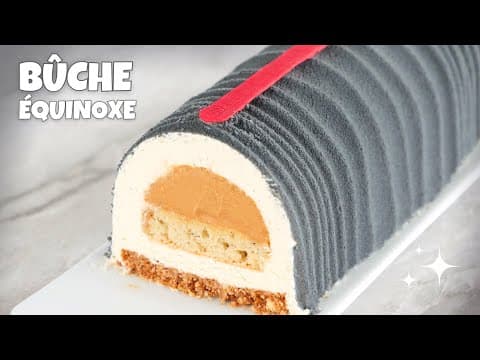 Equinox Yule Log in the style of Cyril Lignac and Benoît Couvrant